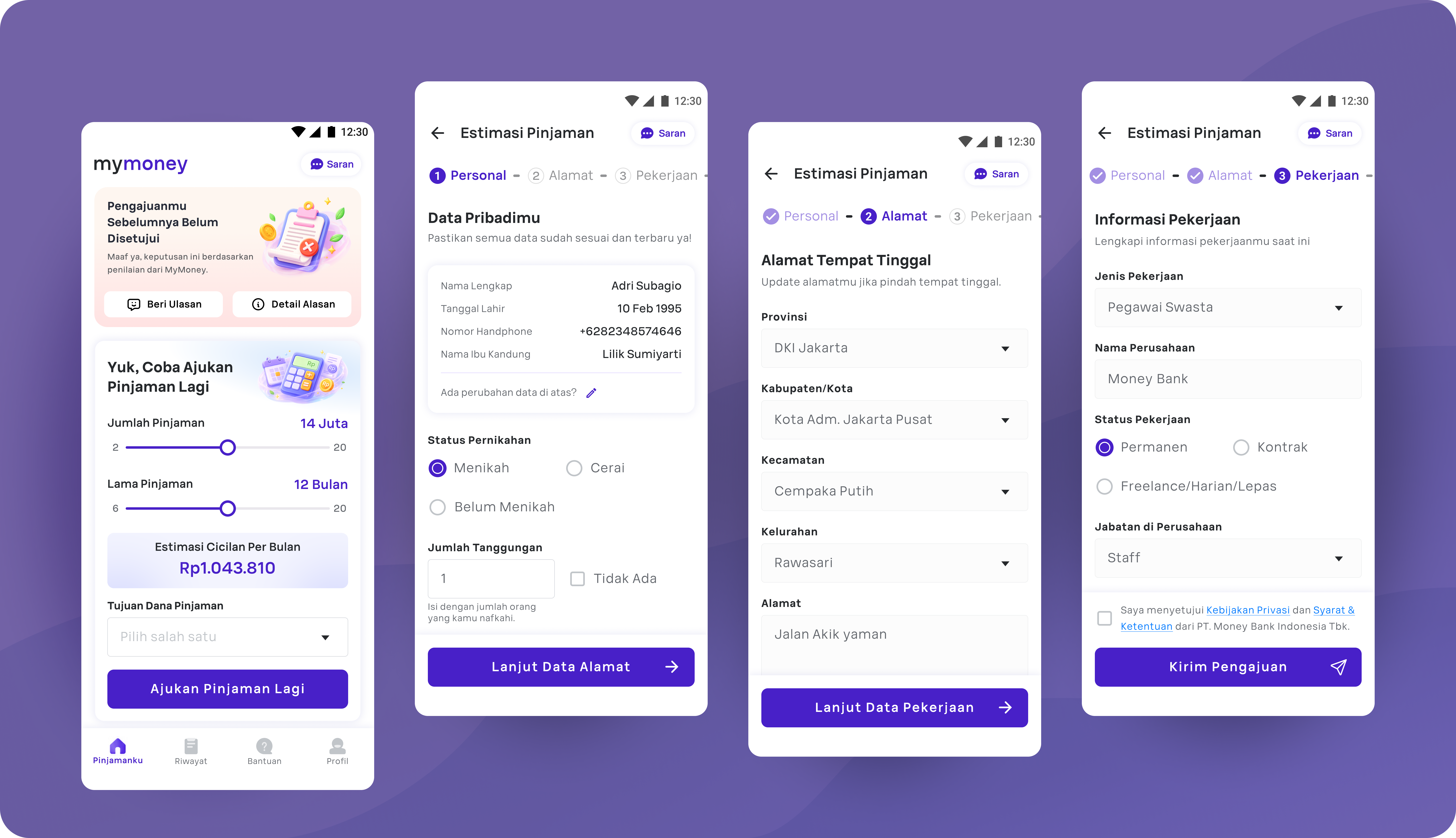 Design iterations after the merged dashboard